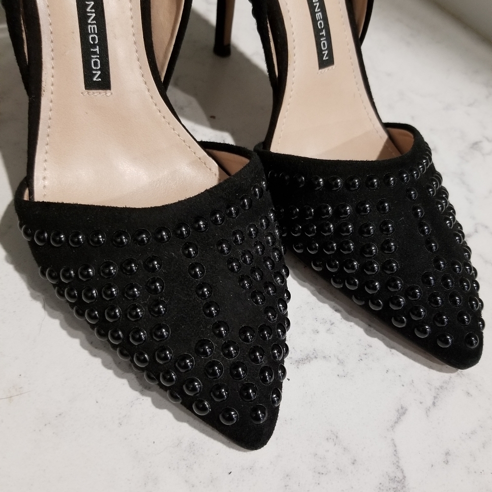 👠FRENCH CONNECTION BLACK HEELS - Picture 3 of 8